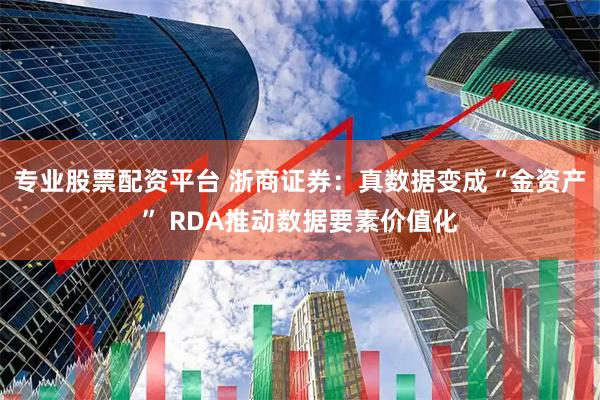 专业股票配资平台 浙商证券：真数据变成“金资产” RDA推动数据要素价值化